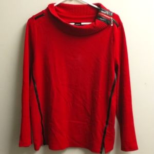 Rafaella Large Red Sweater